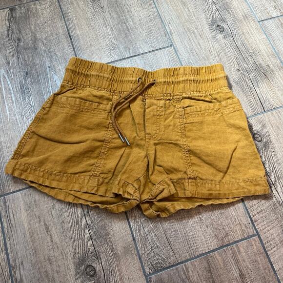 Athleta Pants - Athleta Cabo Linen 4" Shorts Women's Size 0‎